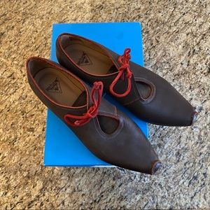 FLUEVOG Le Tube Waterloo Leather Shoes 9